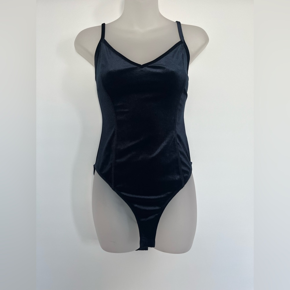 Forever 21 Velvet Bodysuit